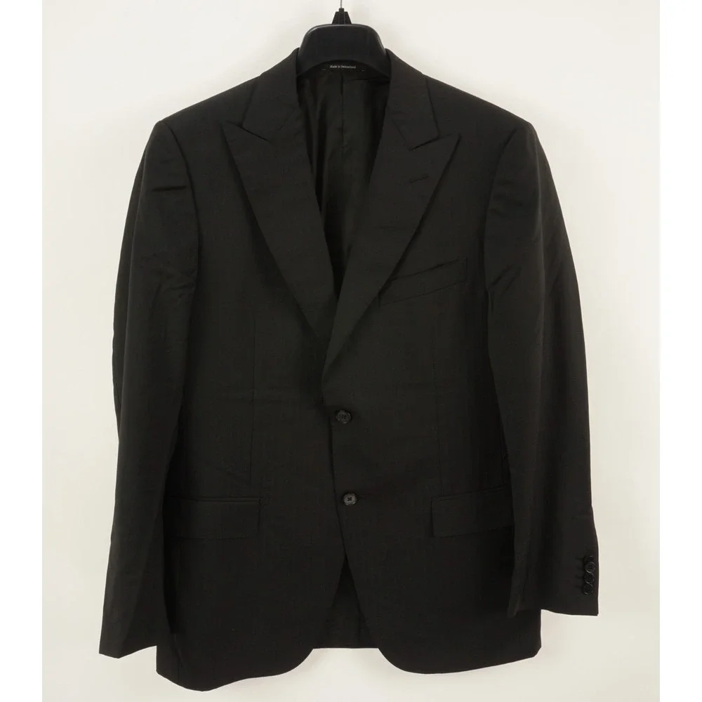 Ermenegildo Zegna Fit Rom Wool & Silk Traveller Micronsphere Tuxedo Jacket 40R‎